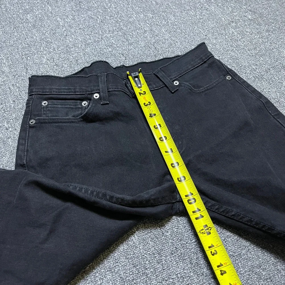 Levis 511 Slim Fit Jeans 30x30 Black Denim Pants Waterless